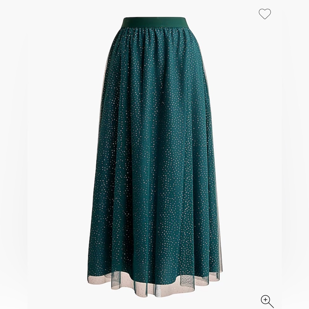Jcrew factory Sparkle tulle midi skirt